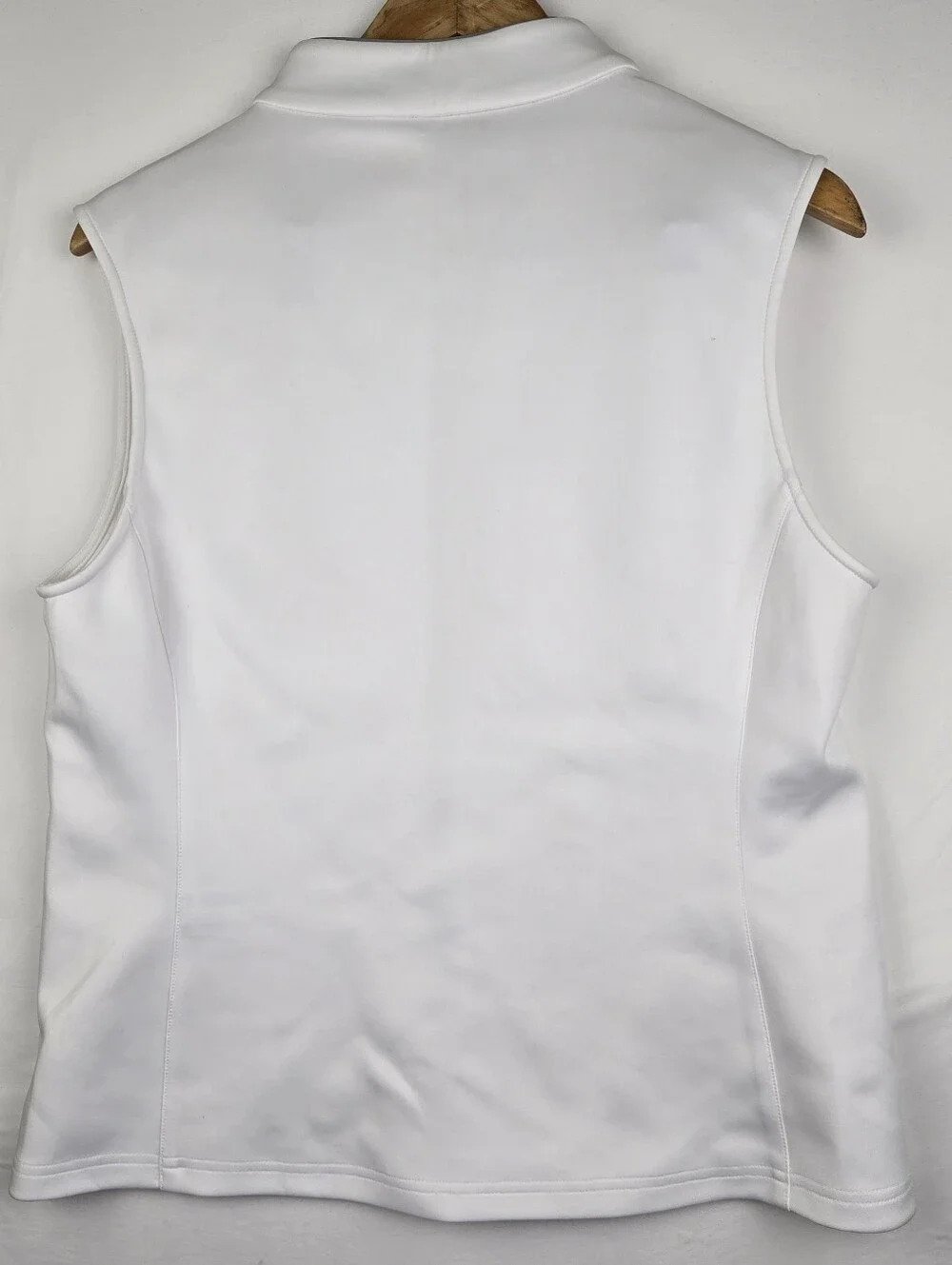 Polo Golf Ralph Lauren White Full Zip‎ Vest Womens Sz Large